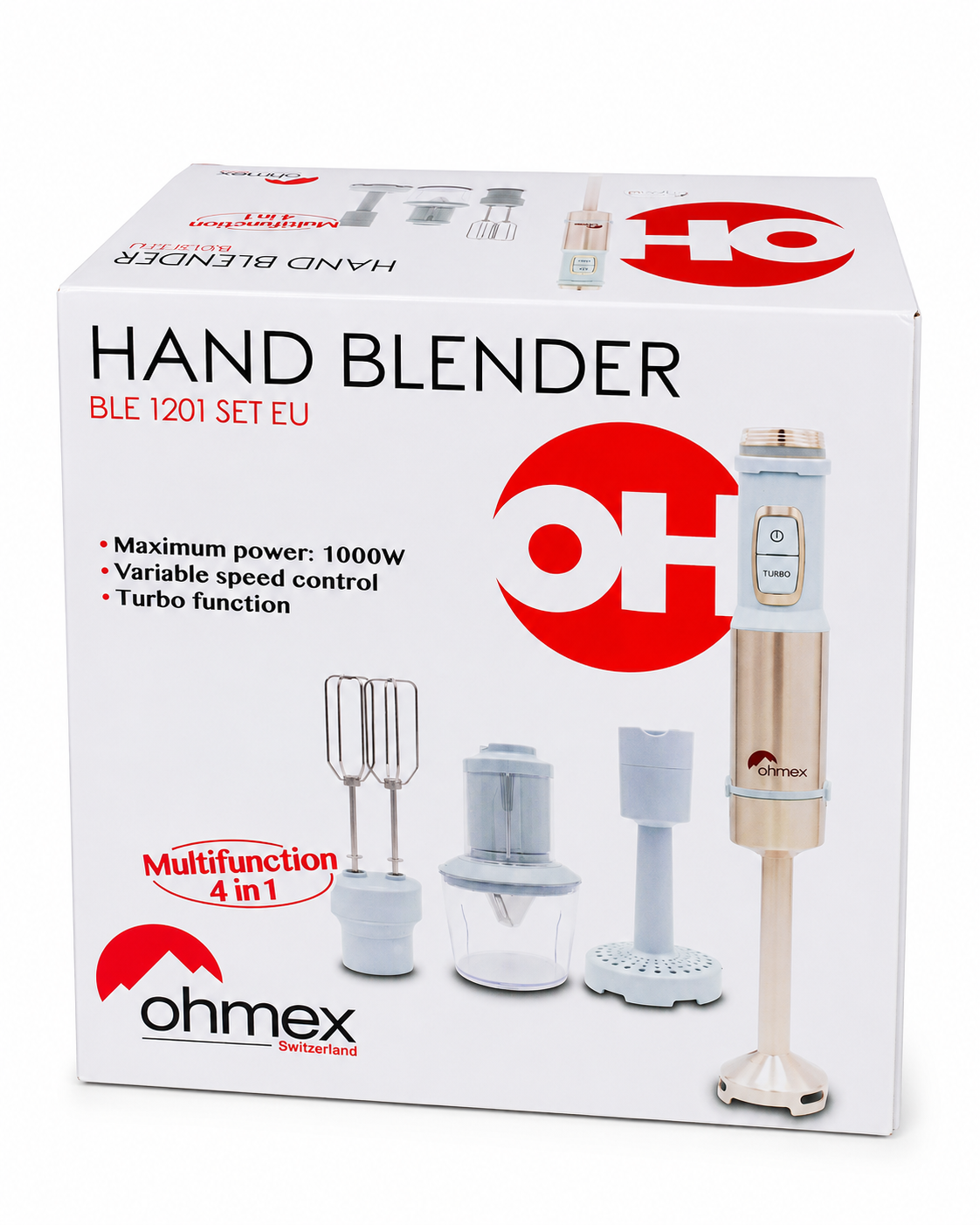 Blinder Plongeant + Mixeur + Batteur - Multifonction Énergétique