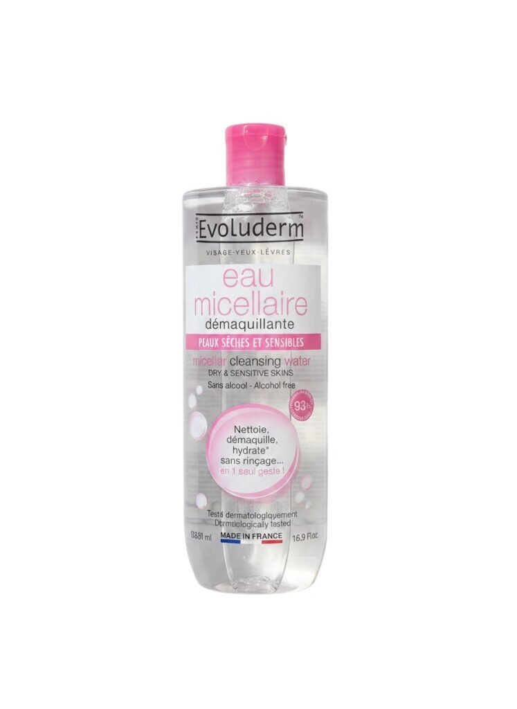 Evoluderm démaquillante eau micellaire